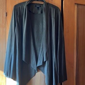 Torrid Dark Open Front Jacket